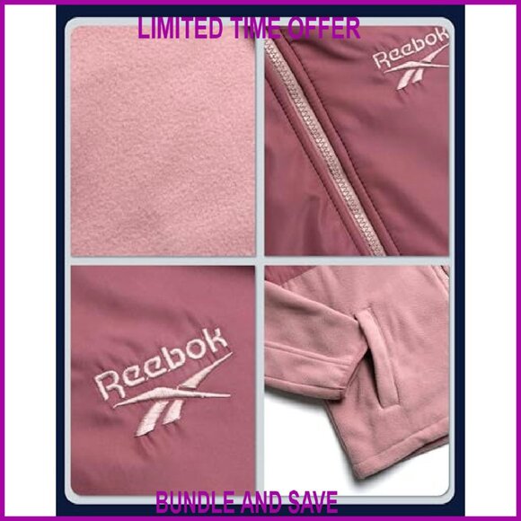 Lightweight Polar Fleece Zip Hooded Jacket - Women's Active Outerwear - Picture 5 of 8